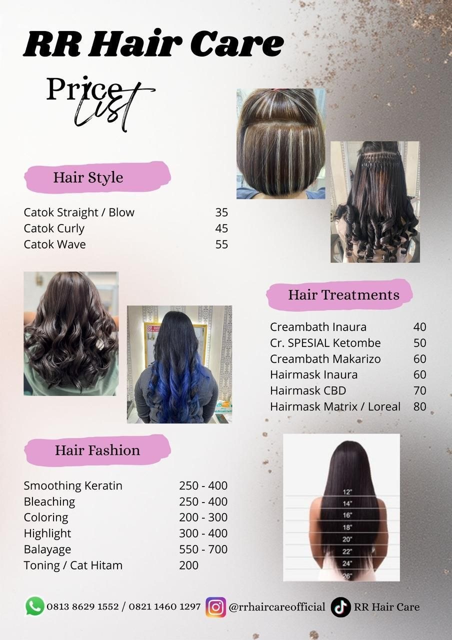 Price List RR Hair Care 4